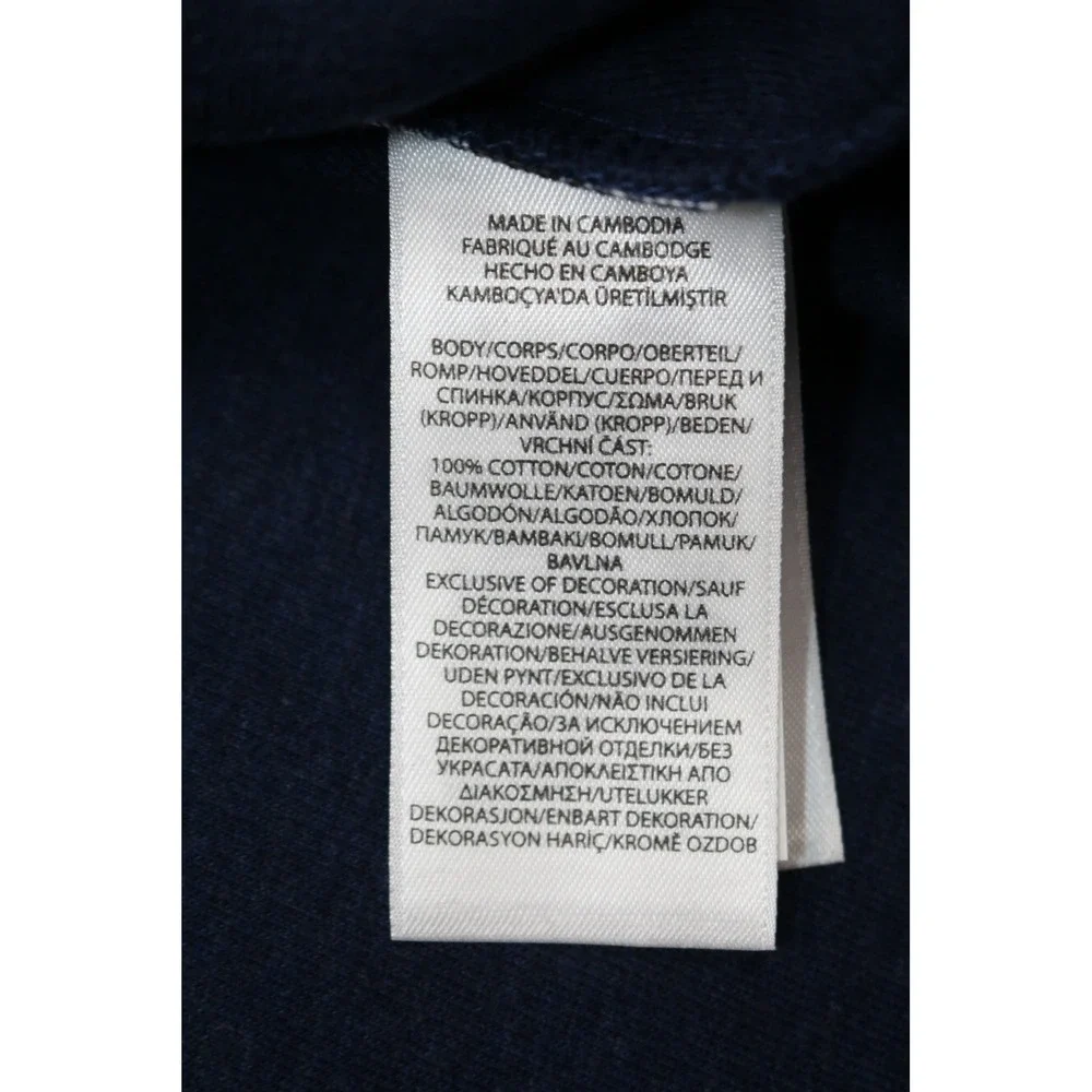 Polo Ralph Lauren Mens 1/4 Zip Sweater Spring Navy Blue Small Pony XL Knit
